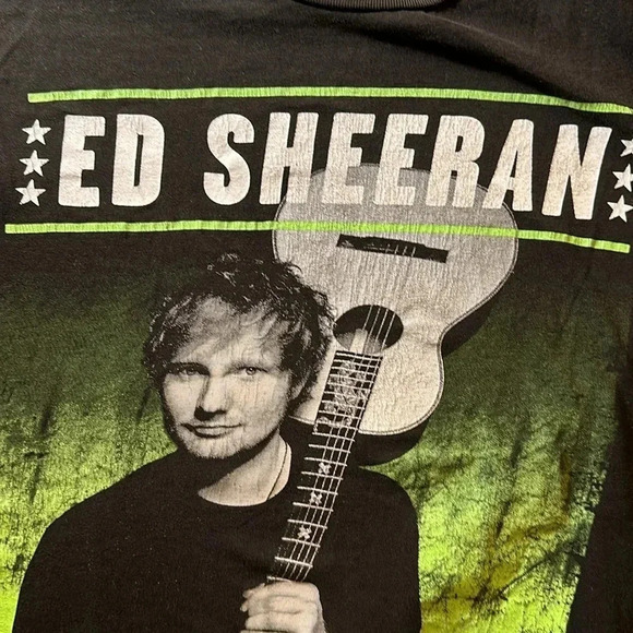 ED SHEERAN concert tour tshirt black size XS, short sleeve - Picture 7 of 11